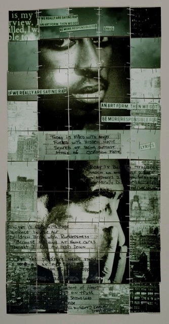 2Pac collage by Fiorentina De Biasi