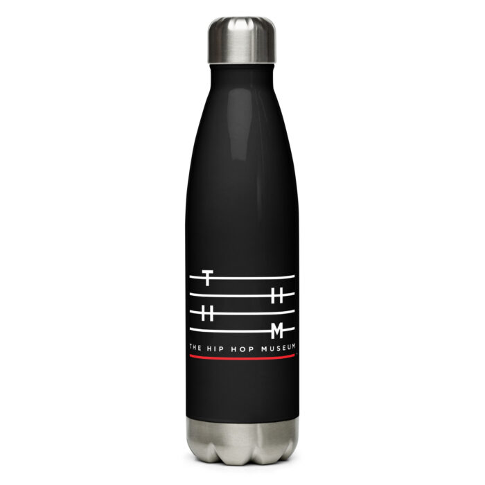 stainless steel water bottle black 17 oz front 66fdf8cb01b8d