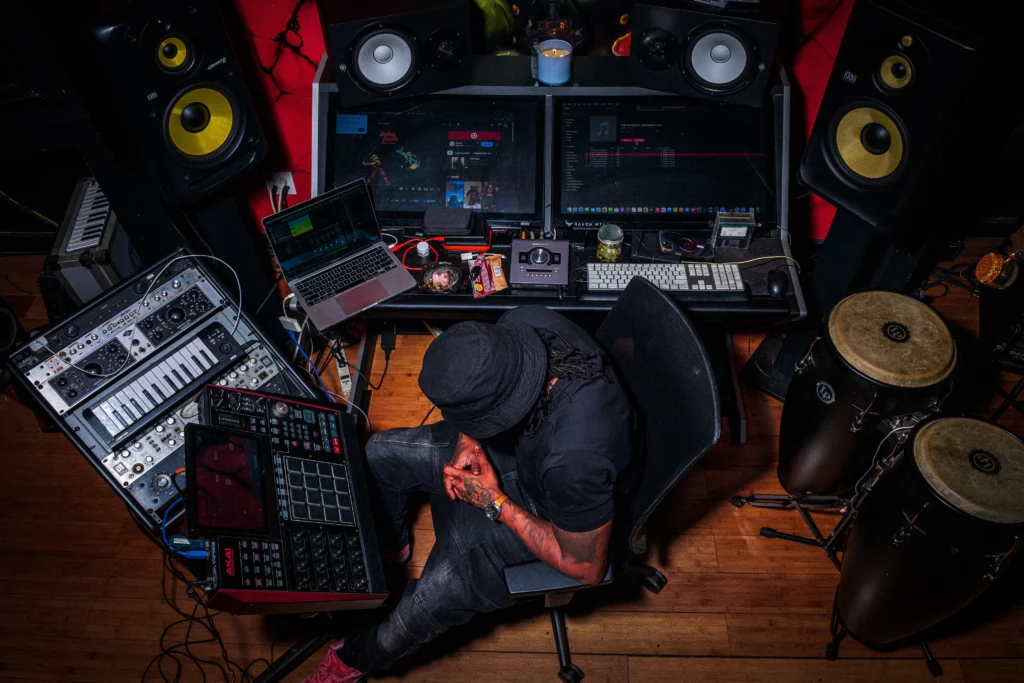 rsonist in his studio