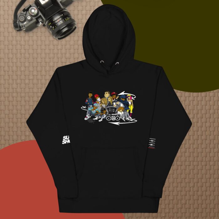 unisex premium hoodie black front 6847048acbfc9