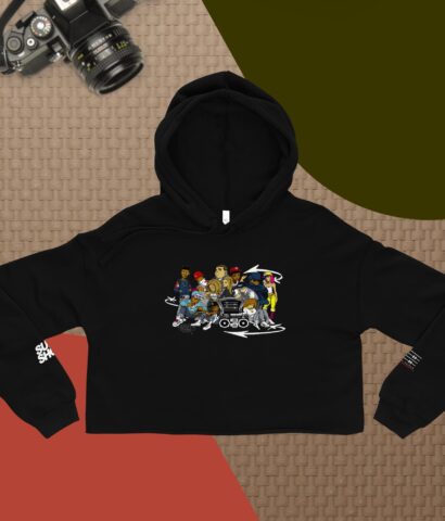 “Just Hanging” Crop Hoodie